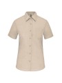 KARIBAN Chemise popeline polycoton manches courtes entretien facile femme /api/colors/a97c0345-672e-42f2-9afe-b1145dea3541 personnalisable