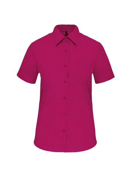 KARIBAN Chemise popeline polycoton manches courtes entretien facile femme /api/colors/0327c765-dd20-409c-911d-31f7a9b4c2f5 personnalisable