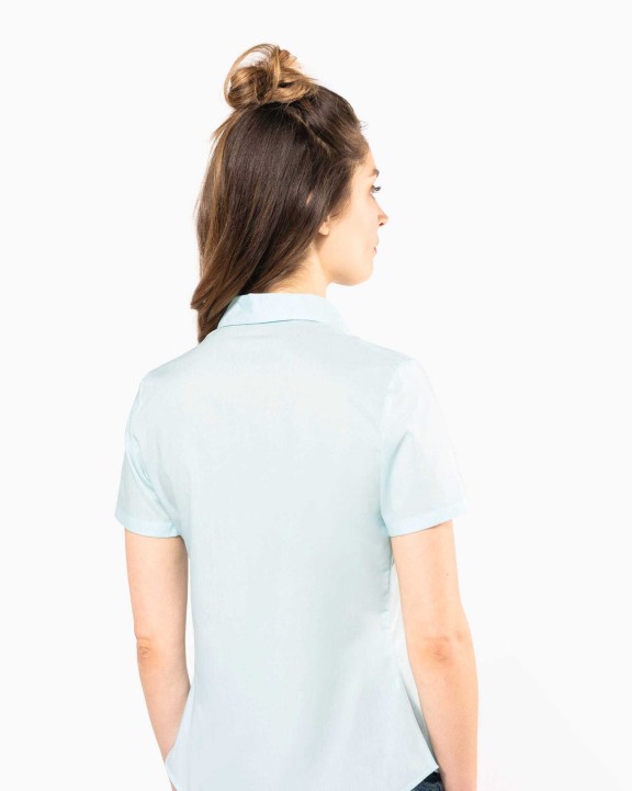 Chemises personnalisable KARIBAN Chemise popeline polycoton manches courtes entretien facile femme