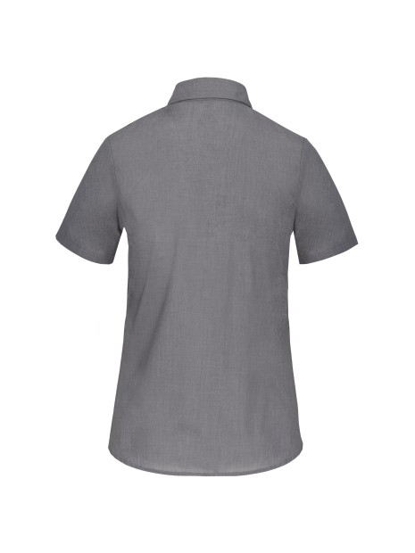 KARIBAN Chemise popeline polycoton manches courtes entretien facile femme /api/colors/4aec04d1-687e-4c17-9275-2f36ebc782ac personnalisable