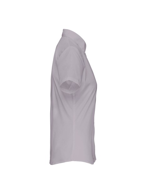 KARIBAN Chemise popeline polycoton manches courtes entretien facile femme /api/colors/12080c85-8950-461d-af35-871f7cb95d1d personnalisable