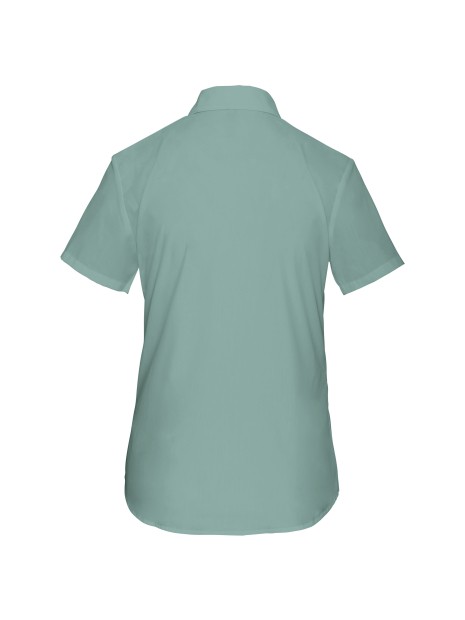 KARIBAN Chemise popeline polycoton manches courtes entretien facile femme /api/colors/9461b1f5-f20c-4909-acf0-8bf53fdec48b personnalisable