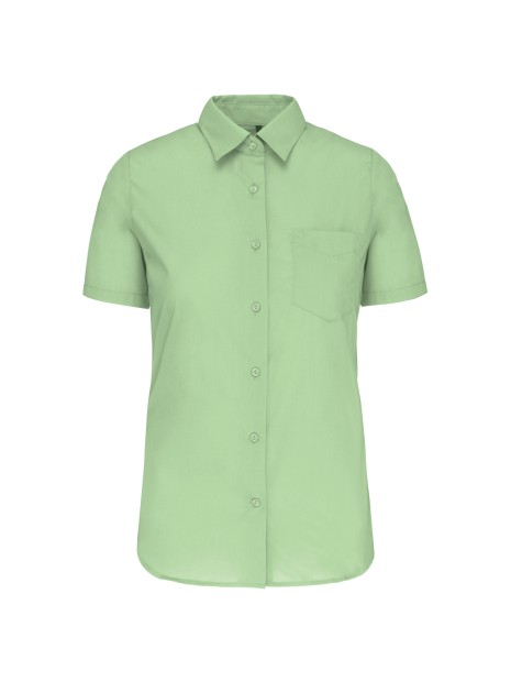 KARIBAN Chemise popeline polycoton manches courtes entretien facile femme /api/colors/c32fbc9c-9f32-4b30-babf-17c9422e351d personnalisable