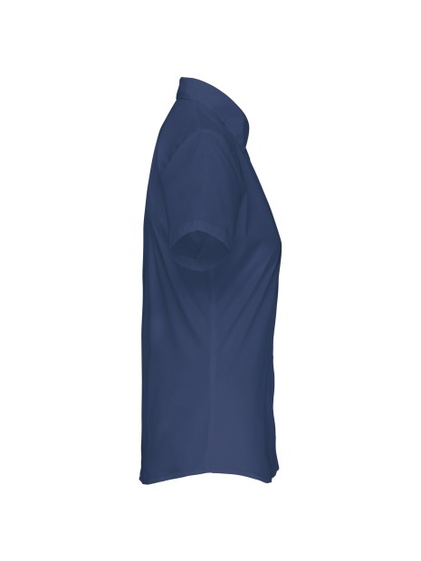 KARIBAN Chemise popeline polycoton manches courtes entretien facile femme /api/colors/ad672b31-05a4-4a7a-979a-b5fc02595a56 personnalisable