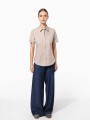 Chemises à personnaliser KARIBAN Chemise popeline polycoton manches courtes entretien facile femme 