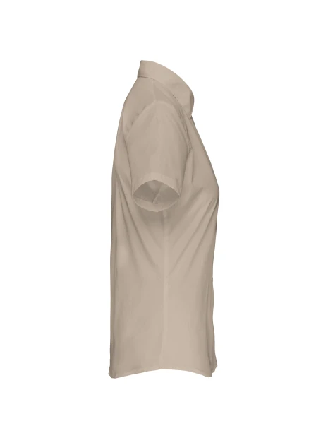 KARIBAN Chemise popeline polycoton manches courtes entretien facile femme /api/colors/13a9f258-6ed5-4b44-b30c-6e7b15d934d4 personnalisable