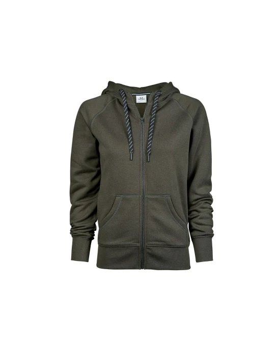 Sweat-shirts personnalisable Tee Jays LADIES FASHION FULL ZIP HOOD