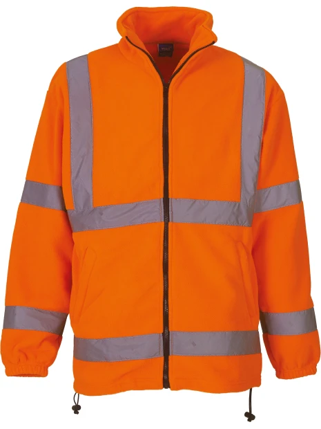 YOKO Veste polaire haute visibilité /api/colors/8788d1a4-2991-42d8-b4b7-20a97adc9f24 personnalisable