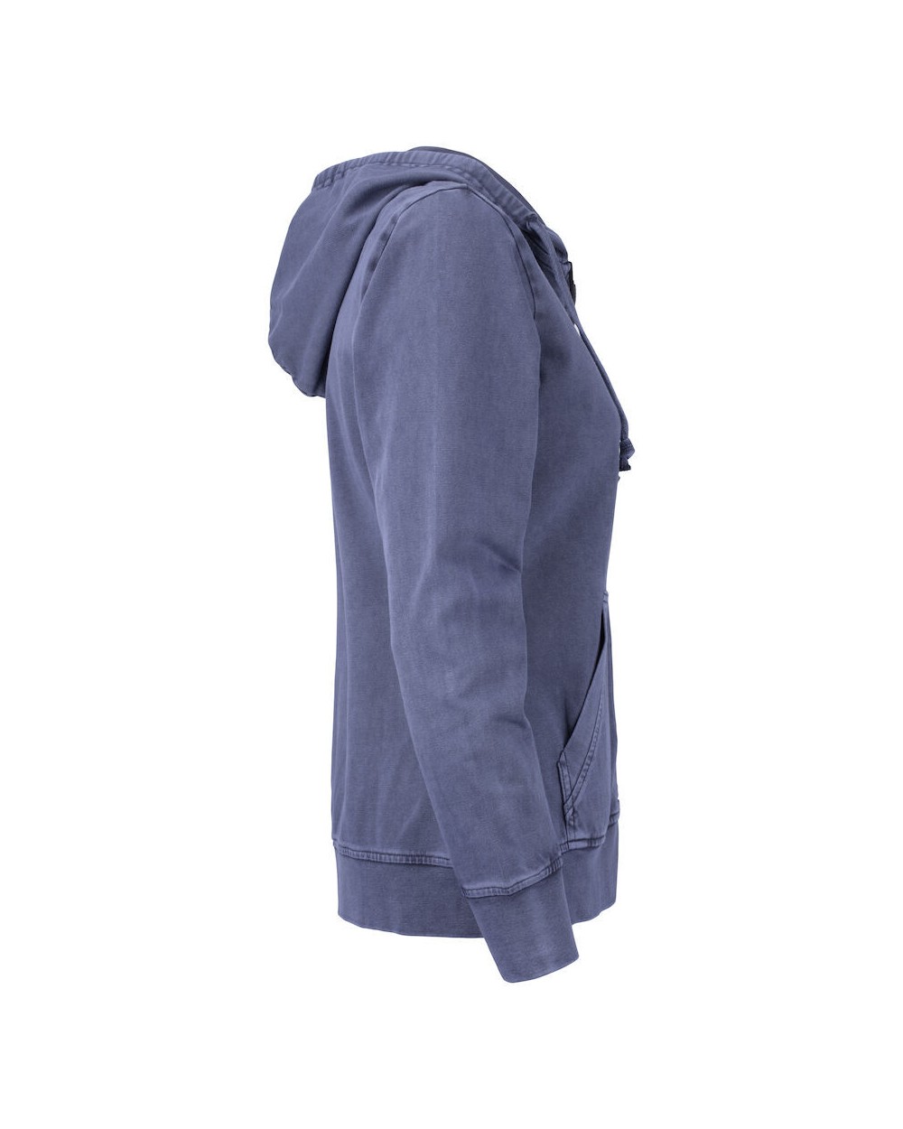 CUTTER & BUCK Thorp Denim Hood FZ Ladies Sweatshirts personalisierbar