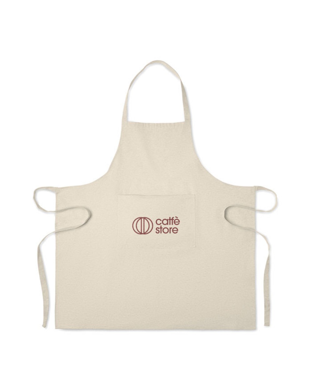 Schorten 4DO Keukenschort gerecycled katoen voor bedrukking &amp; borduring