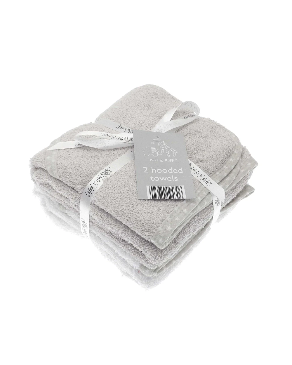 Produits éponges personnalisable HOME & LIVING Cape de bain bébé à capuche (lot de 2)
