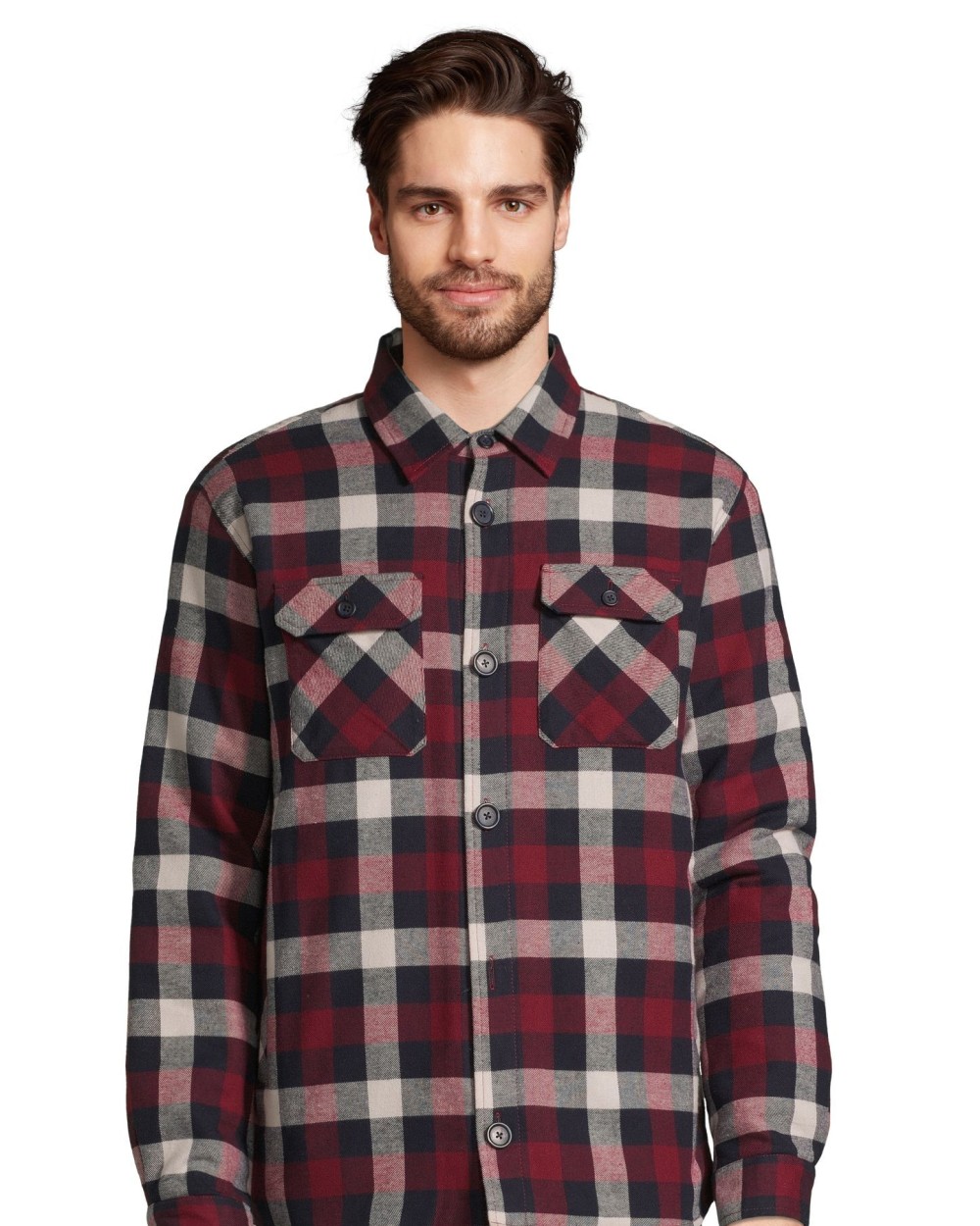 SOL'S Unisex Checkered Overshirt Noah Hemden personalisierbar