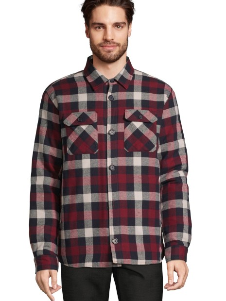 Chemises à personnaliser SOL'S Unisex Checkered Overshirt Noah 