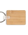 4DO Schlüsselanhänger Bamboo rechteckig Taschen personalisierbar