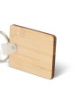 4DO Schlüsselanhänger Bamboo rechteckig Taschen personalisierbar