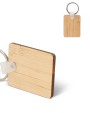 4DO Schlüsselanhänger Bamboo rechteckig Taschen personalisierbar