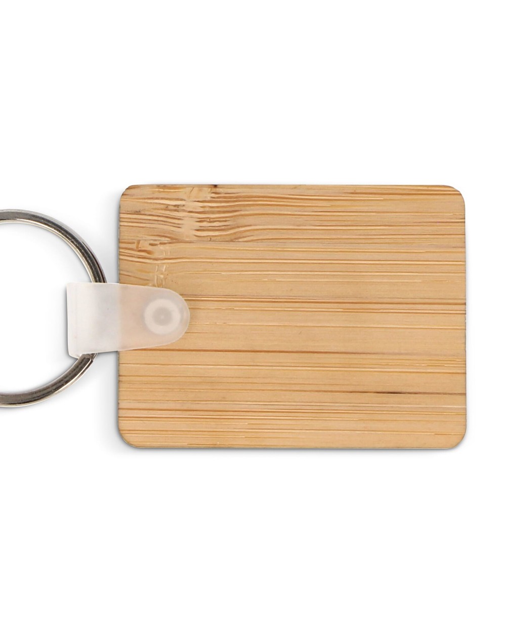 4DO Schlüsselanhänger Bamboo rechteckig Taschen personalisierbar