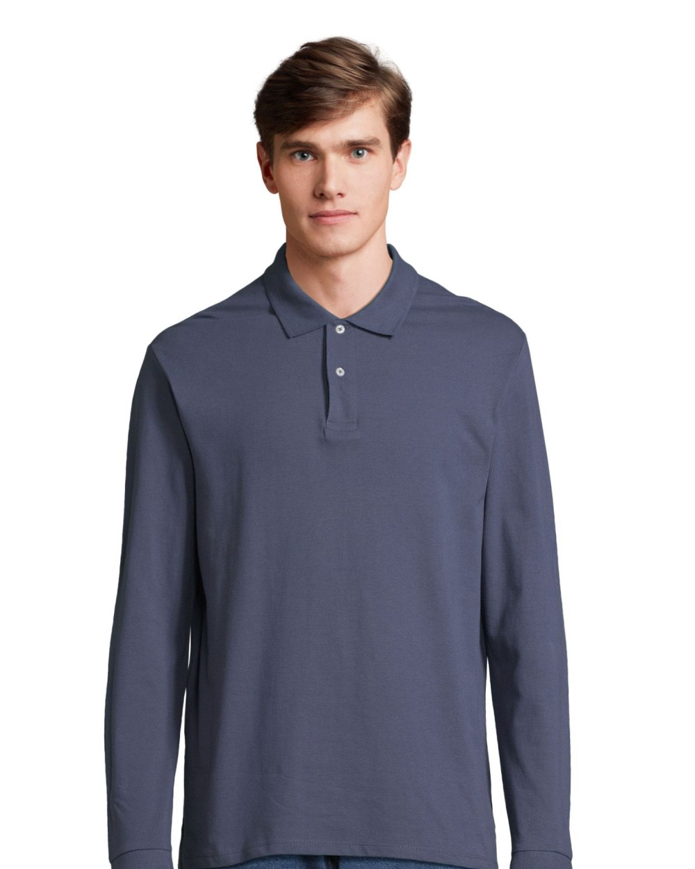 Polo's SOL'S Unisex Pacific Polo Shirt Longsleeve voor bedrukking &amp; borduring