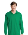 Polo's SOL'S Unisex Pacific Polo Shirt Longsleeve voor bedrukking &amp; borduring