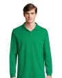 Polo's SOL'S Unisex Pacific Polo Shirt Longsleeve voor bedrukking &amp; borduring
