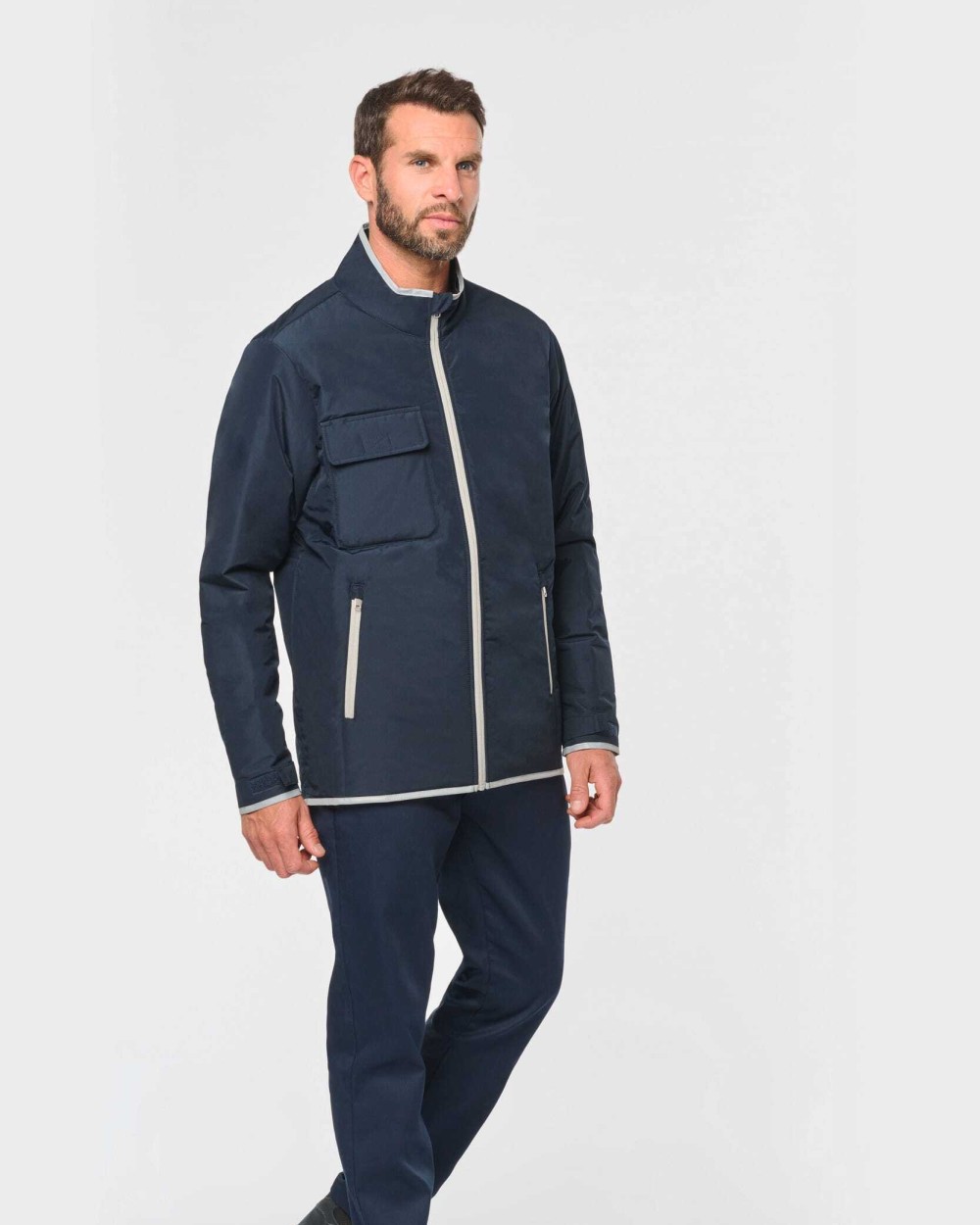 Jassen WK. DESIGNED TO WORK Thermisch jack 4 lagen voor bedrukking &amp; borduring