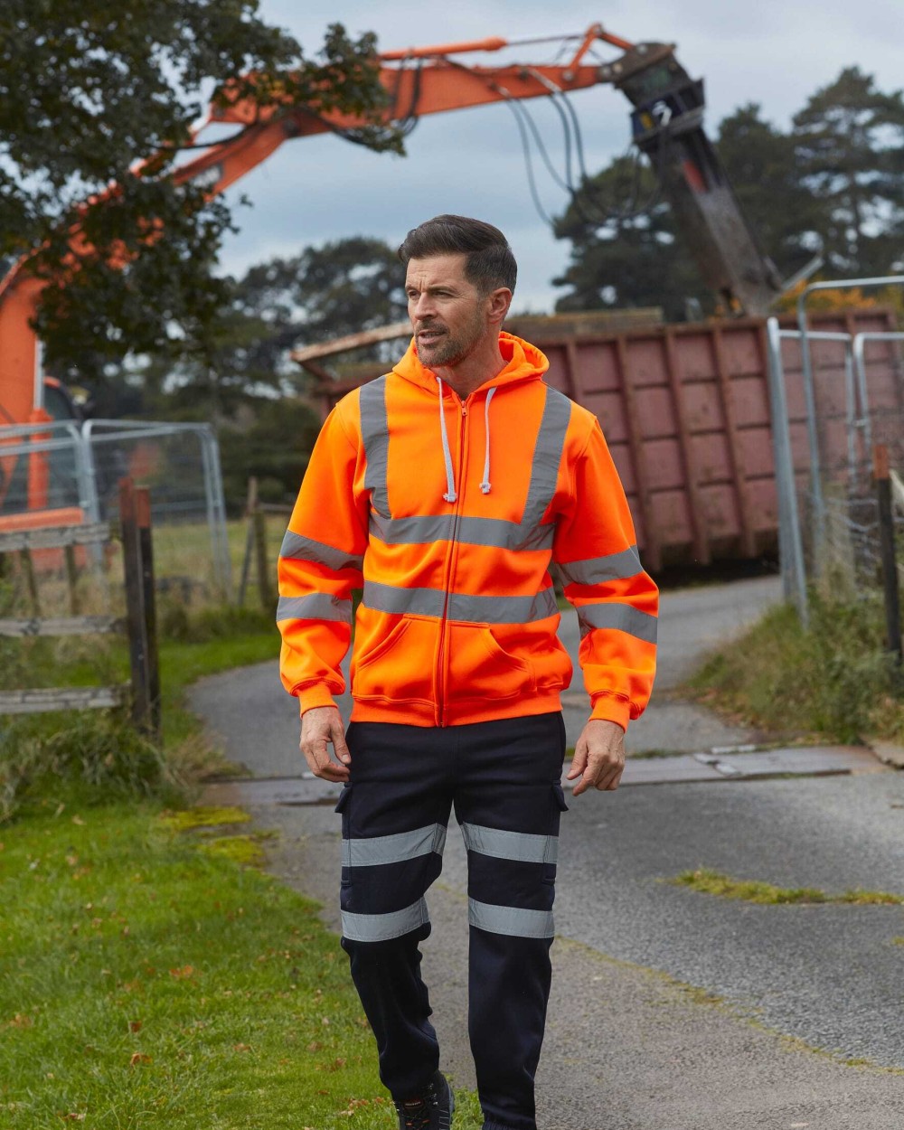 Sweaters & hoodies YOKO Veiligheidssweatervest met capuchon voor bedrukking &amp; borduring