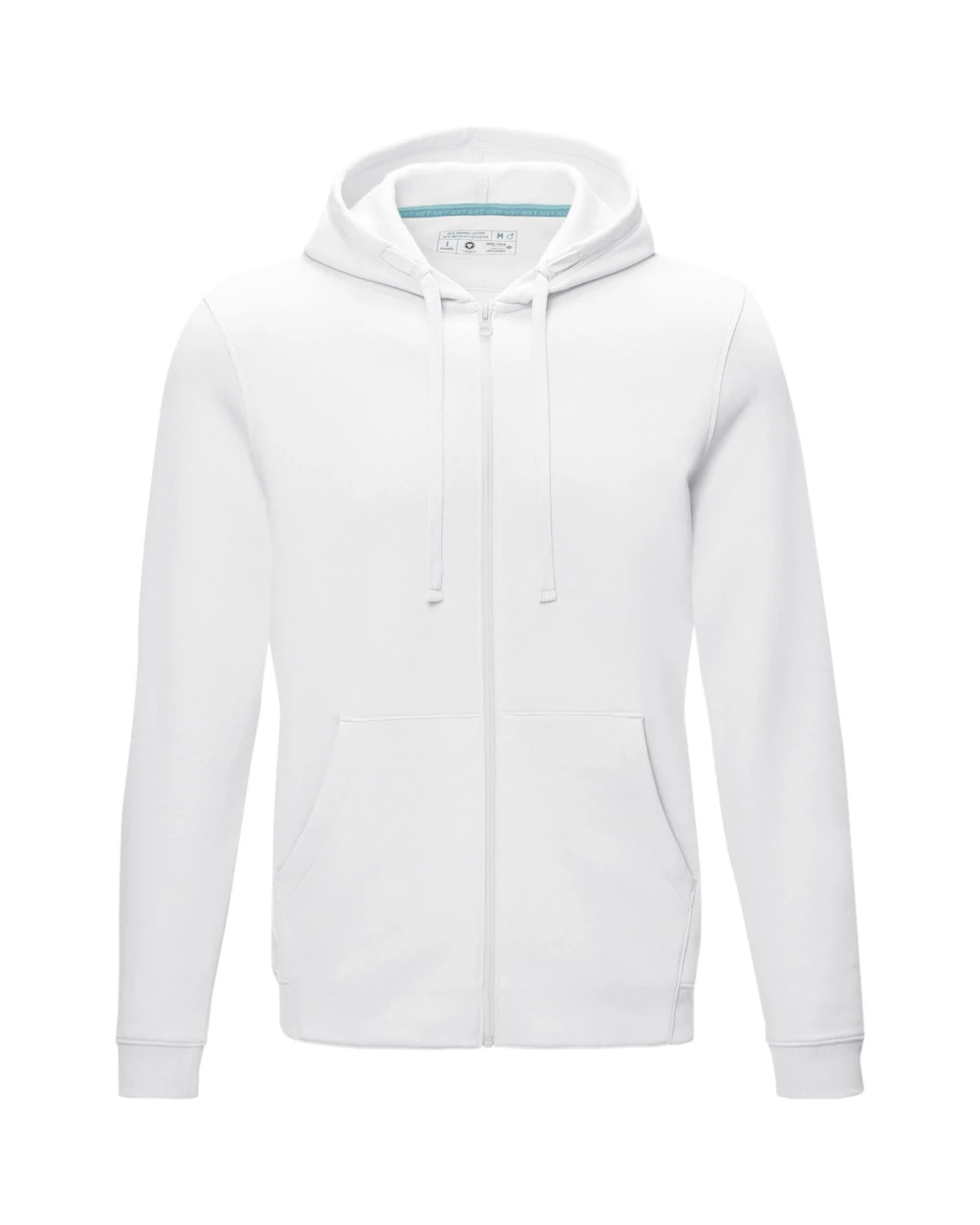 Sweat-shirts personnalisable ELEVATE Sweat full zip à capuche Ruby bio homme