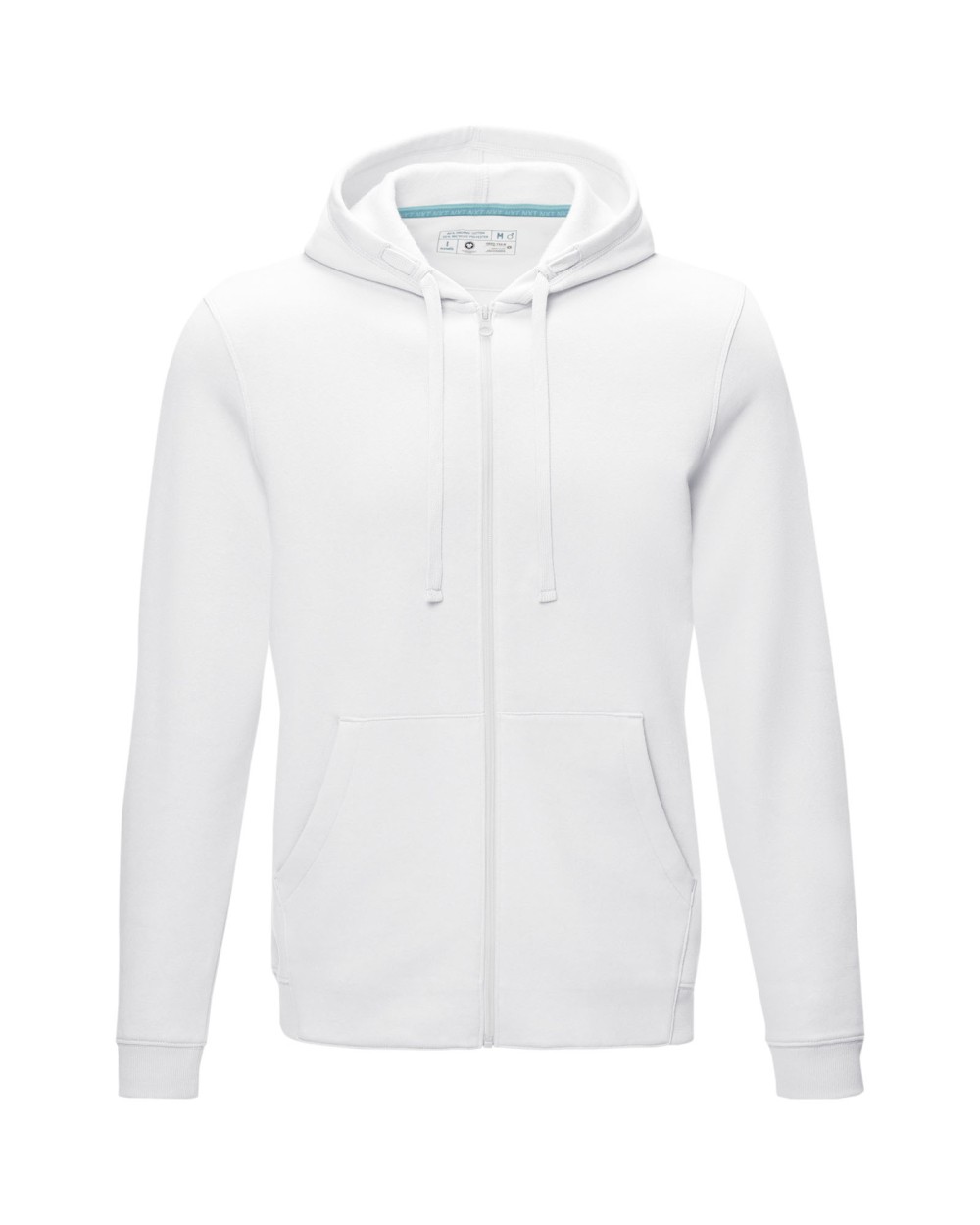 Sweaters & hoodies ELEVATE Ruby heren biologische gerecyclede hoodie met volledige rits voor bedrukking &amp; borduring