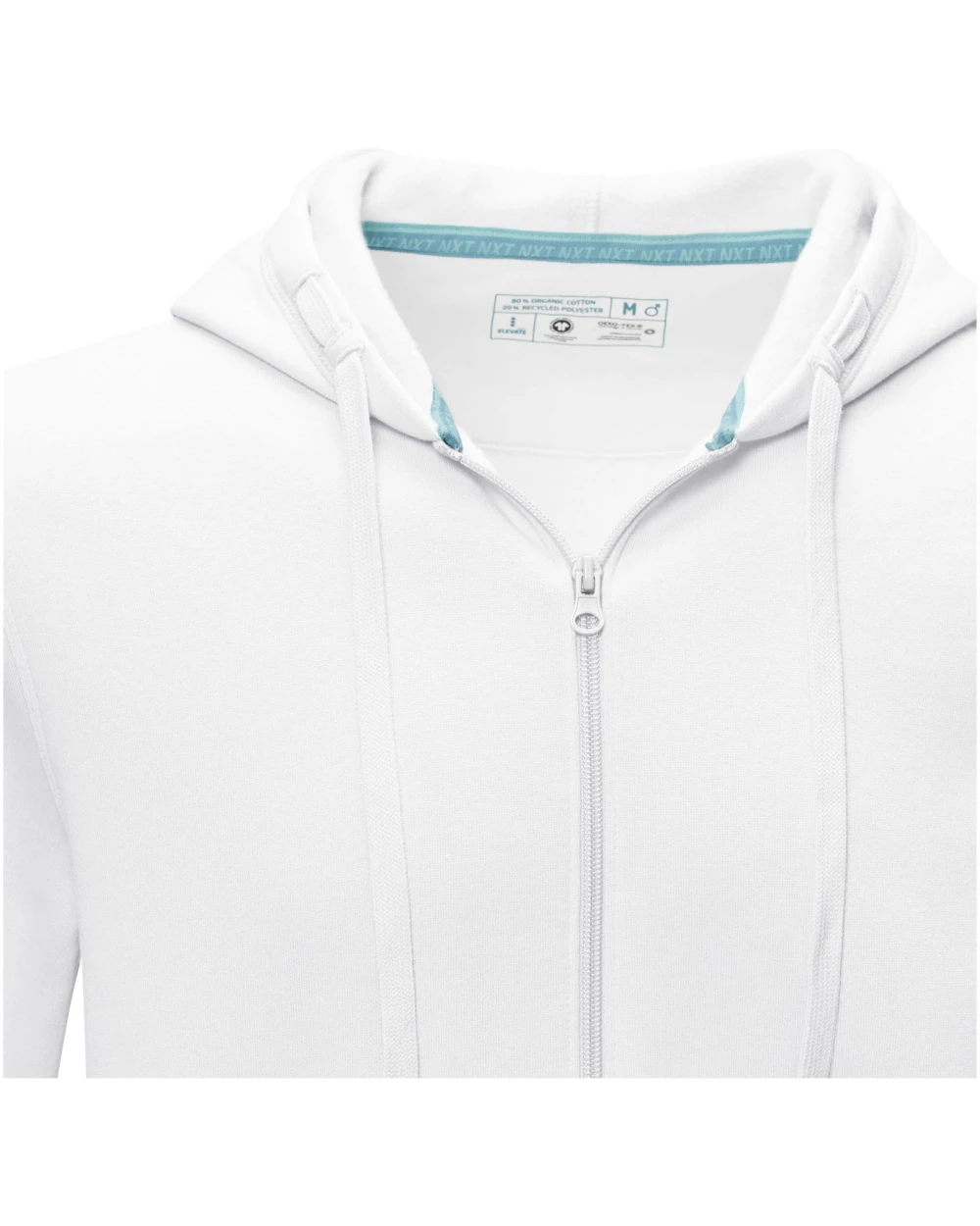 Sweat-shirts personnalisable ELEVATE Sweat full zip à capuche Ruby bio homme