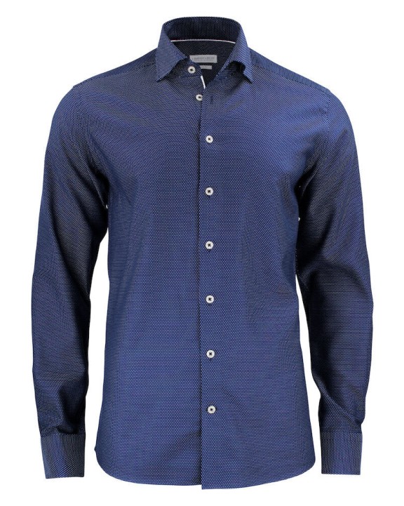 Hemden J. HARVEST & FROST PB49 Jacquard Hemd Regular Fit Heren voor bedrukking &amp; borduring