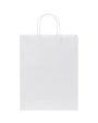 Tassen & Zakken 4DO Papieren tas 80 g/m2 gemaakt van kraftpapier met gedraaide handgrepen - 25 x 11 x 32 cm voor bedrukking &amp; borduring
