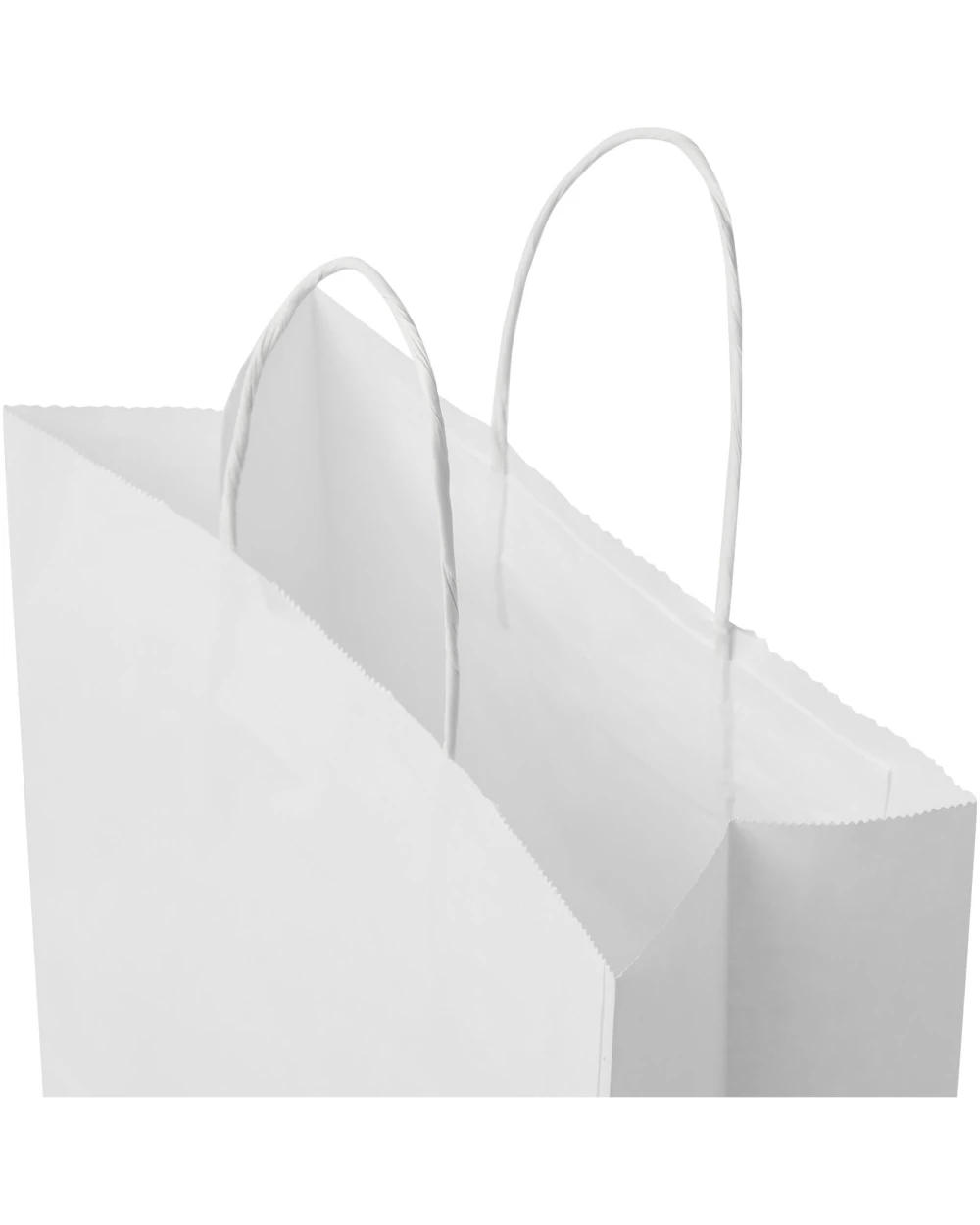Sacs & Bagagerie personnalisable 4DO Sac en papier Kraft 80 g/m² avec poignées torsadées, 25 x 11 x 32 cm