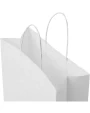 Sacs & Bagagerie personnalisable 4DO Sac en papier Kraft 80 g/m² avec poignées torsadées, 25 x 11 x 32 cm