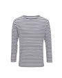 T-shirts ASQUITH & FOX Men´s Marinière Coastal Long Sleeve Tee voor bedrukking &amp; borduring