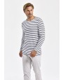 T-Shirts personnalisable ASQUITH & FOX Men´s Marinière Coastal Long Sleeve Tee