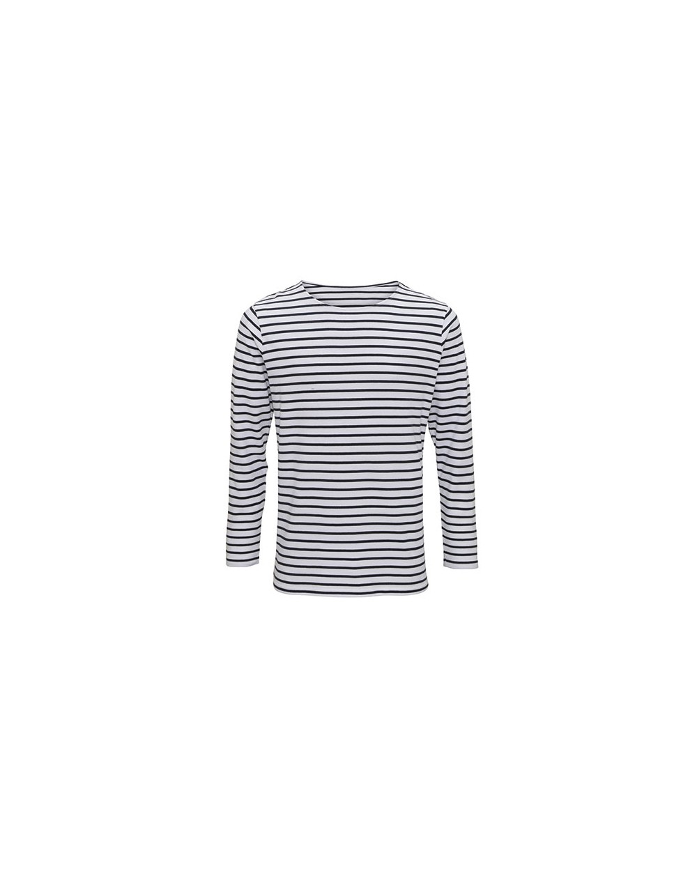 T-shirts ASQUITH & FOX Men´s Marinière Coastal Long Sleeve Tee voor bedrukking &amp; borduring