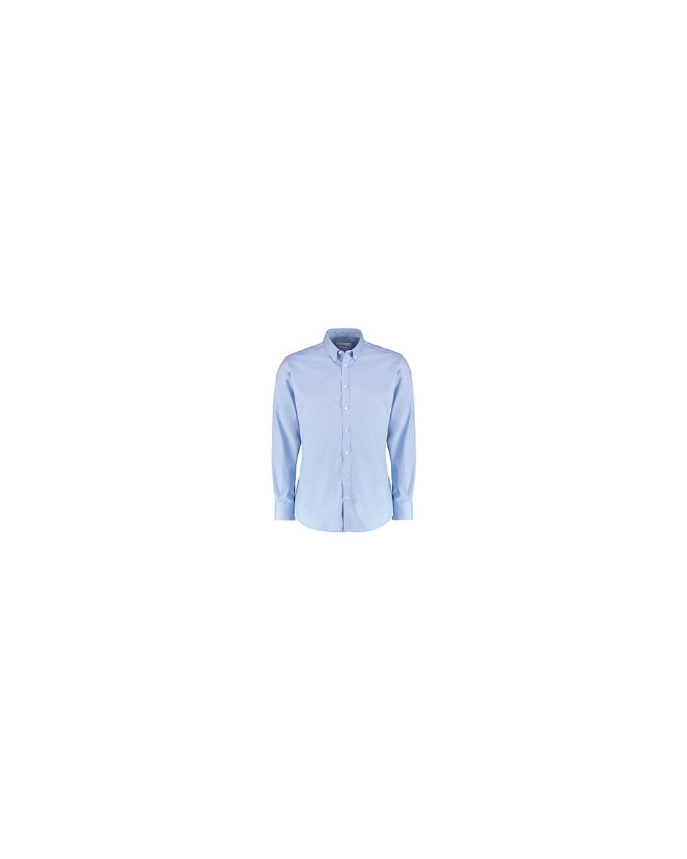 Hemden KUSTOM KIT Slim Fit Stretch Oxford Shirt LS voor bedrukking &amp; borduring
