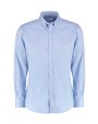 KUSTOM KIT Slim Fit Stretch Oxford Shirt LS Hemden personalisierbar