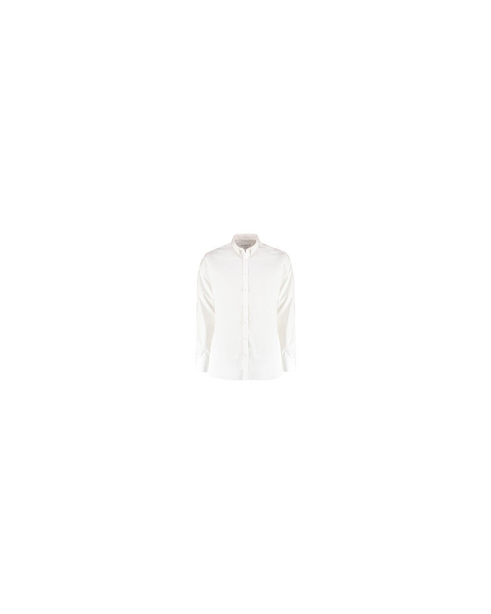 Hemden KUSTOM KIT Slim Fit Stretch Oxford Shirt LS voor bedrukking &amp; borduring