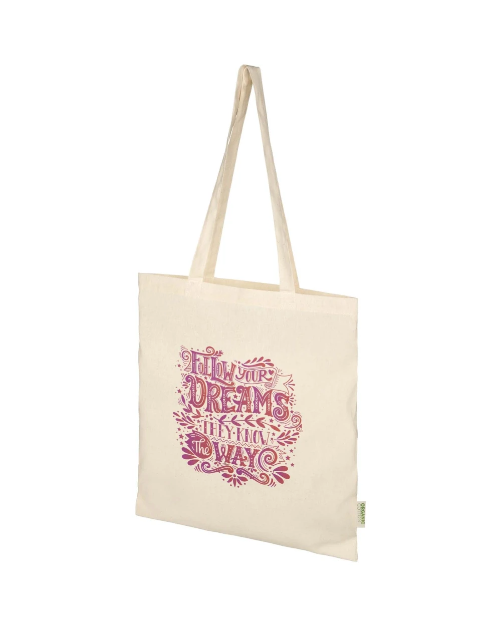 4DO Odisha 100 g/m² OCS Bio-Tragetasche 7L Tote Bags personalisierbar
