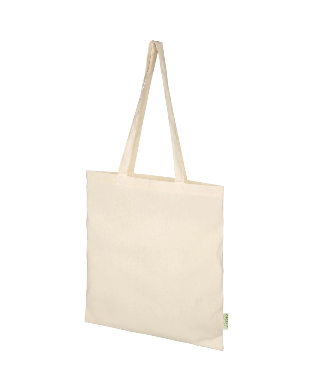 Tote bags 4DO Odisha 100 g/m² OCS biologisch katoenen draagtas 7L voor bedrukking &amp; borduring