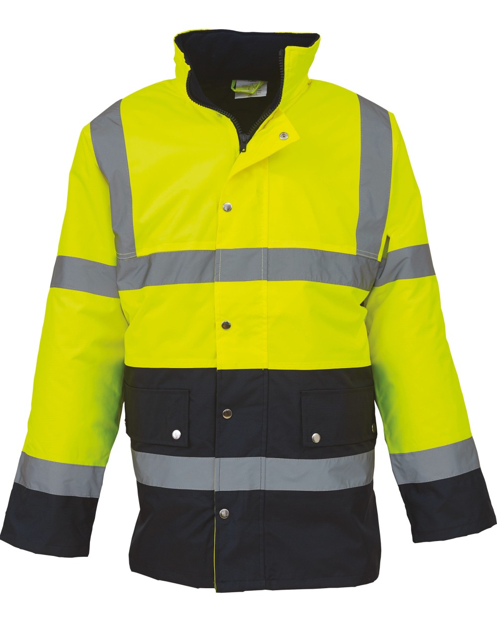 YOKO Hi-Vis Contrast Jacket Jacken personalisierbar
