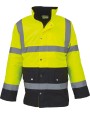 YOKO Hi-Vis Contrast Jacket Jacken personalisierbar
