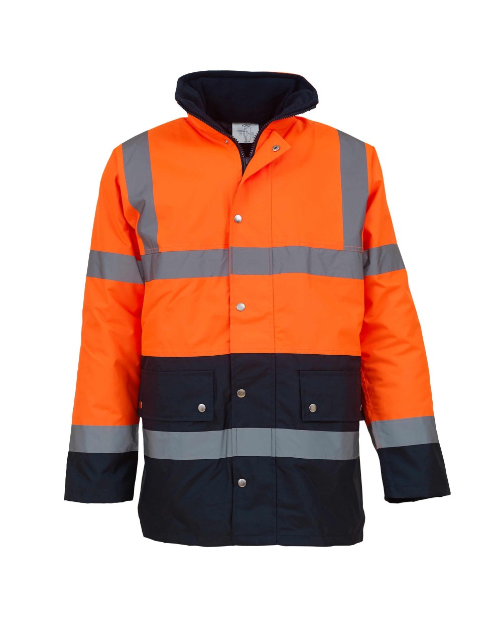 YOKO Hi-Vis Contrast Jacket Jacken personalisierbar