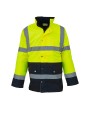 YOKO Hi-Vis Contrast Jacket Jacken personalisierbar