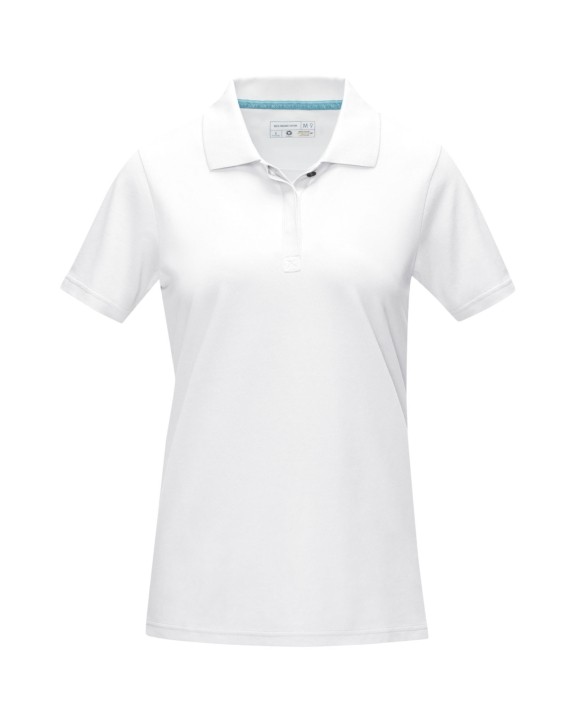 Polos personnalisable ELEVATE Polo Graphite bio manches courtes femme