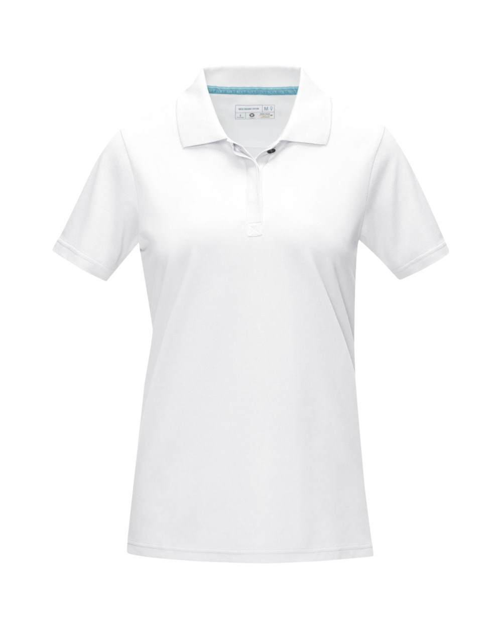 Polo's ELEVATE Graphite damespolo met korte mouwen biologisch textiel voor bedrukking &amp; borduring