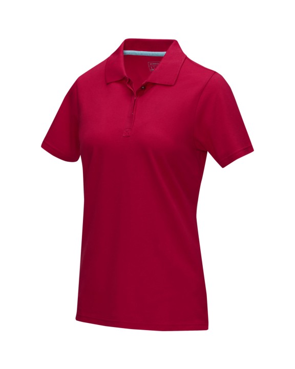 Polos personnalisable ELEVATE Polo Graphite bio manches courtes femme