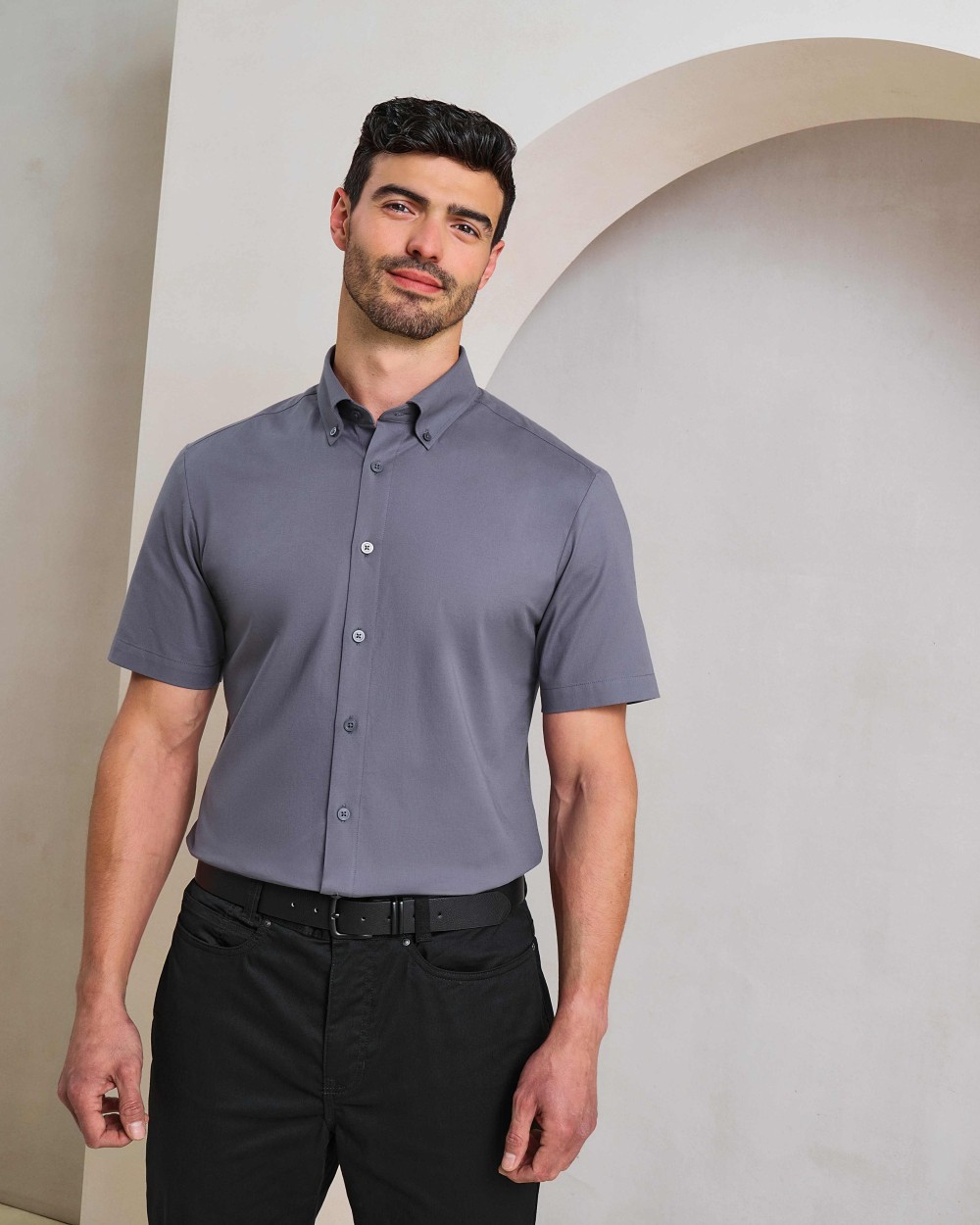 Chemises personnalisable PREMIER Chemise Oxford Supreme à manches courtes pour homme