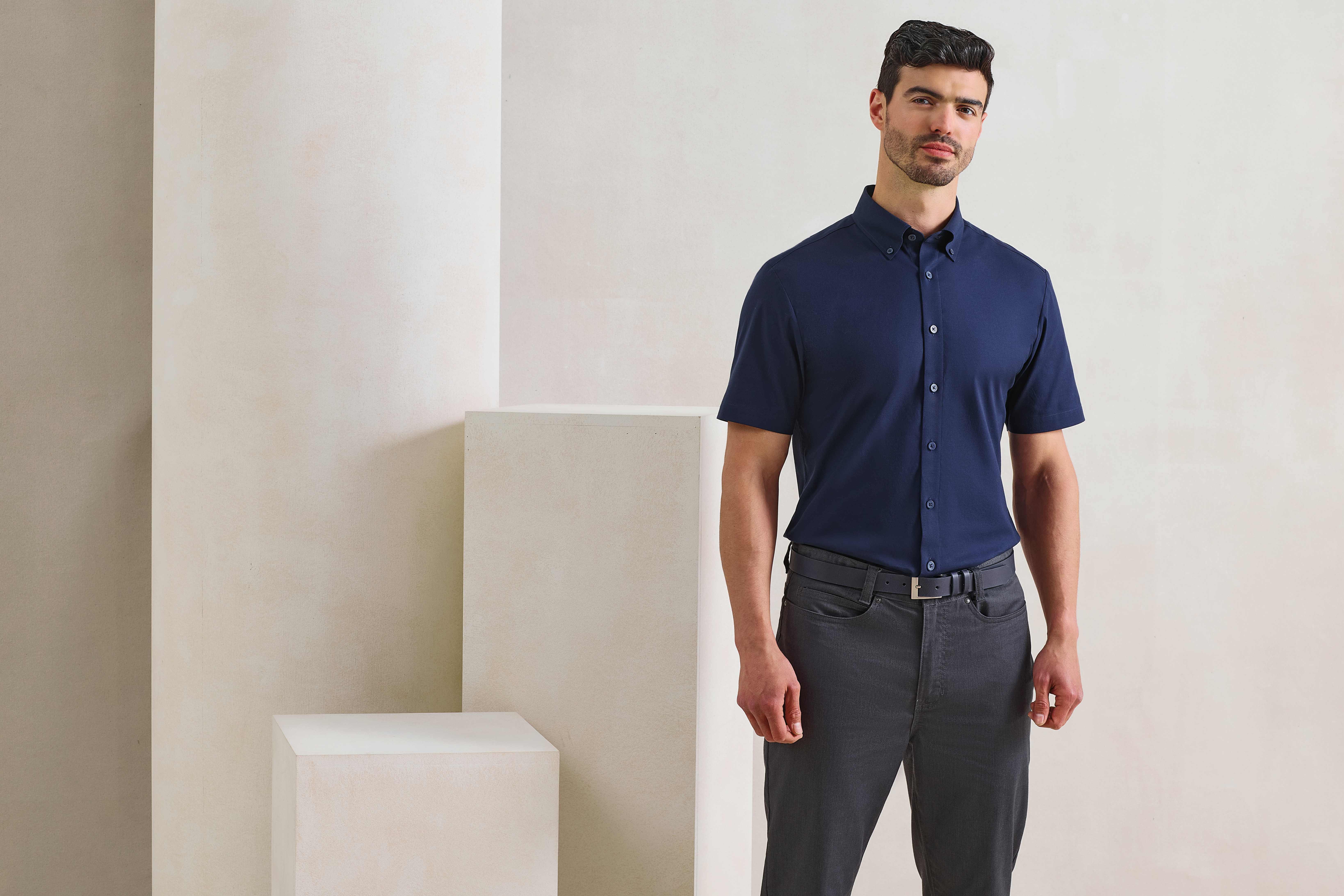 Chemises personnalisable PREMIER Chemise Oxford Supreme à manches courtes pour homme